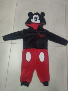 Kids Costumes to Hire - Mickey Mouse Onesie - Baby - 12 -18 mths